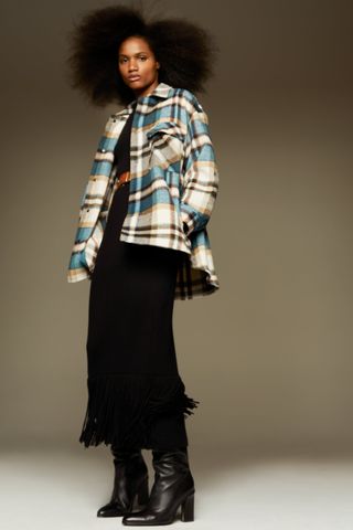 Zara + Plaid Overshirt