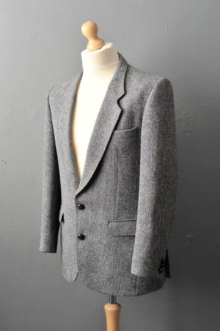 Vintage + '90s Harris Tweed Jacket