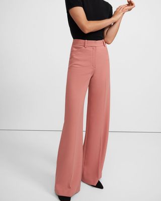 Theory + Terena Pant in Utility Wool