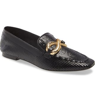 Schutz + Maggy Embellished Loafers
