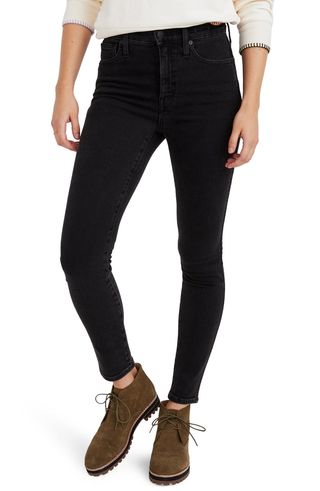 Madewell + 10-Inch High Waist Ankle Skinny Jeans