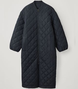 COS + Mid-Length Reversible Quilted Padded Jacket