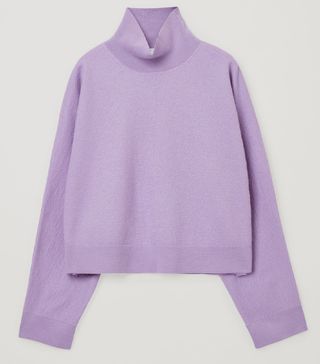 COS + Wool Cropped Roll Neck Jumper