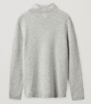 COS + Cashmere Mock Neck Sweater
