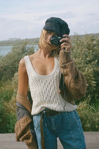 Free People + High Tide Cable Tank
