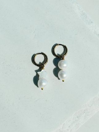 Notte + Make a Wish Pearl Earrings