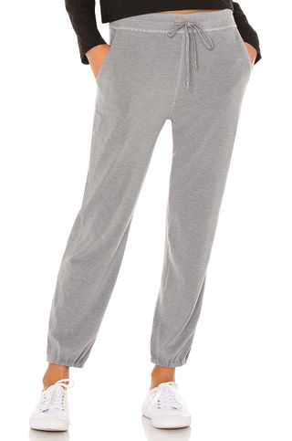 James Perse + Relaxed Pull on Lounge Pant in Heather Grey