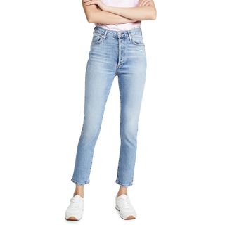 Citizens of Humanity + Olivia High Rise Slim Ankle Jeans