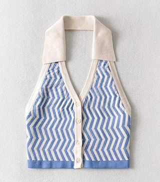 Sychj + Y2k Halter Knit Vest