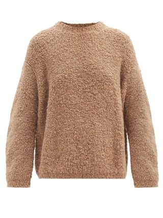 Lauren Manoogian + Curved-Sleeve Alpaca and Wool-Blend Bouclé Sweater