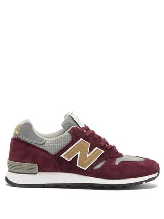New Balance + Made in Uk 670 Suede and Mesh Trainers