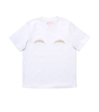 H&M x Simone Rocha + Appliquéd T-Shirt