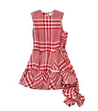 H&M x Simone Rocha + Asymmetric Cotton Dress