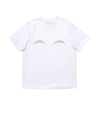 H&M x Simone Rocha + Appliquéd T-Shirt