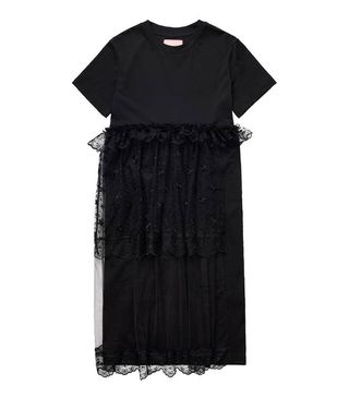 H&M x Simone Rocha + Tulle-Detail T-Shirt Dress
