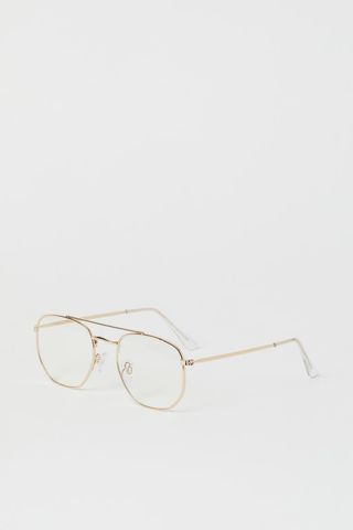 H&M + Clear-Lens Eyeglasses
