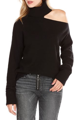 Paige + Raundi Cutout Shoulder Sweater