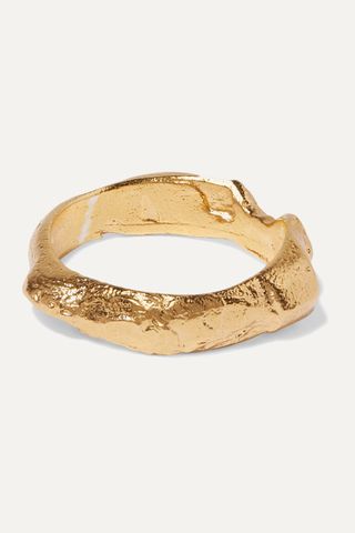Alighieri + The Edge of the Abyss Gold-Plated Ring