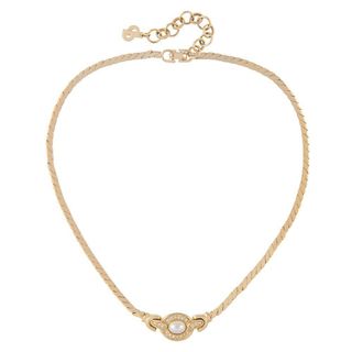 Susan Caplan Vintage + 1980s Christian Dior Faux Pearl Necklace