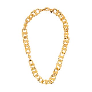 Kenneth Jay Lane + Gold-Tone Chain Necklace