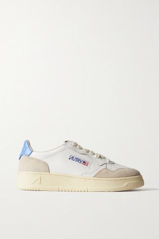 Autry + Medalist Low Leather and Suede Sneakers