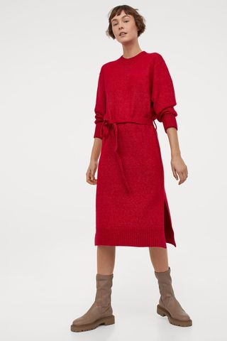 H&M + Knitted Dress