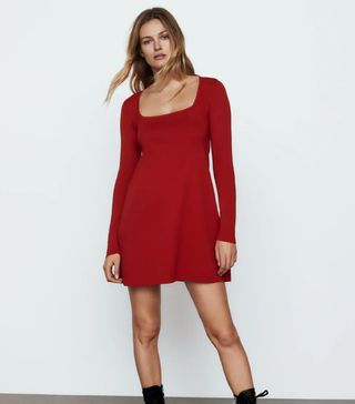 Zara + Knit Mini Dress