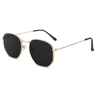 Sojos + Small Square Polarized Sunglasses