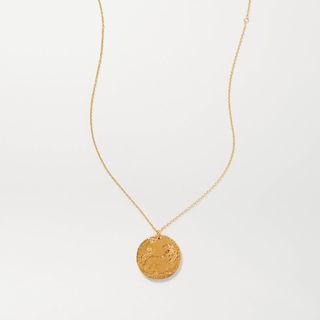 Alighieri + Il Leone Medallion Gold-Plated Necklace