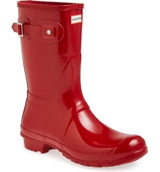 Hunter + Original Short Gloss Waterproof Rain Boots