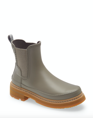 Hunter + Refined Stitch Waterproof Chelsea Boots