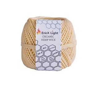 Ericx Light + Beeswax Hemp Wick