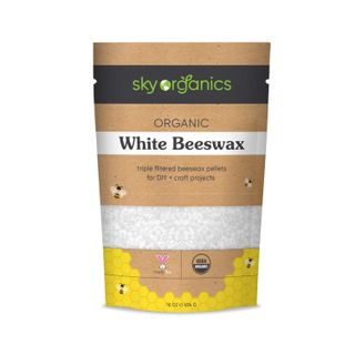 Visit the Sky Organics Store + Organic White Beeswax Pellets (1lb) by Sky Organics 100% Pure Usda Organic Bees Wax Pesticide-Free Triple Filtered, Easy Melt Beeswax Pastilles for Diy Candles Skin Care Lip Balm