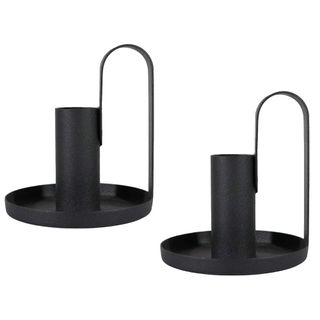 Ptinbg + Retro Wrought Iron Candle Holders