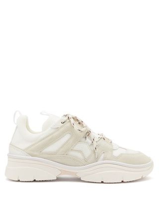 Isabel Marant + Kindsay Suede and Mesh Trainers