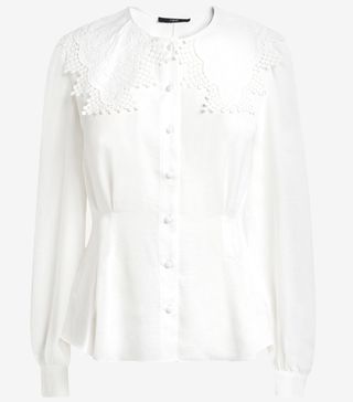 Next + White Collar Detail Shirt