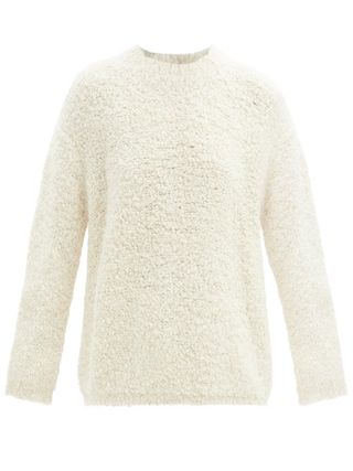 Lauren Manoogian + Curved-Sleeve Alpaca and Wool-Blend Boucle Sweater