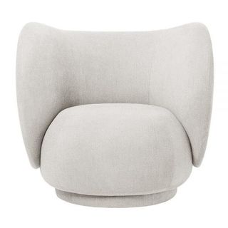 Ferm Living + Off White Rico Boucle Lounge Chair