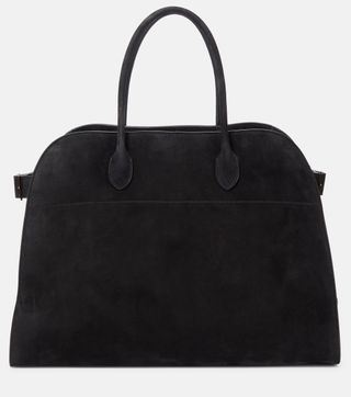 The Row + Soft Margaux 17 Suede Tote Bag