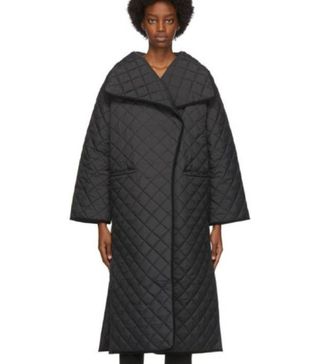 Toteme + Black Quilted Annecy Coat