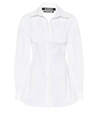 Jacquemus + White La Chemise Valensole Cotton Shirt