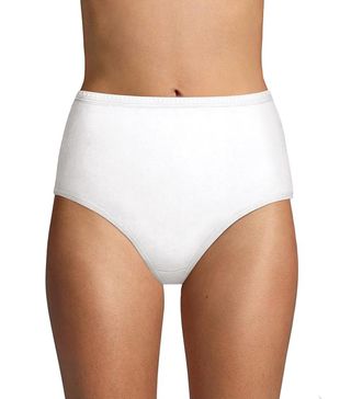Hanes + High-waisted Briefs Panties 6-Pack