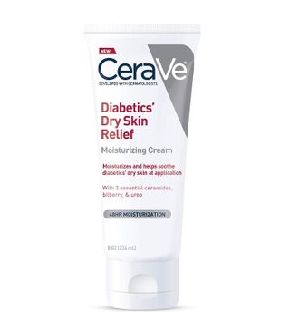 CeraVe + Diabetics' Dry Skin Relief Moisturizing Cream