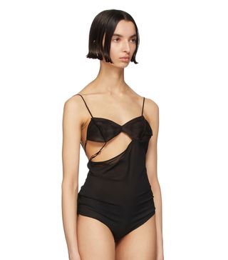 Nensi Dojaka + Black Silk 16 Bodysuit