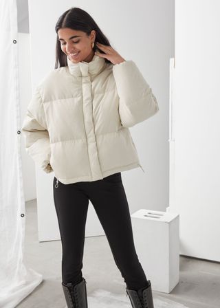 & Other Stories + Short Oversized Puffer Jacket