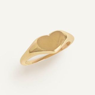 Kinn + Petite Heart Signet Ring