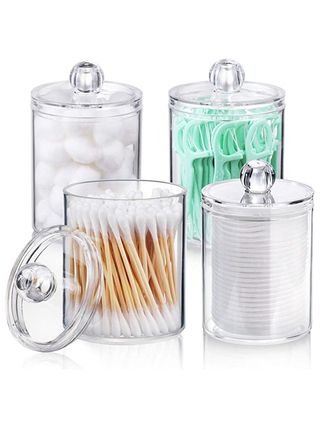 Aozita + Clear Plastic Apothecary Jar Set