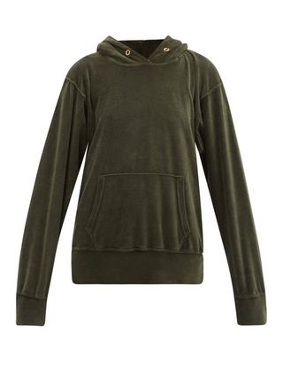 Les Tien + Cotton-Blend Velour Hooded Sweatshirt