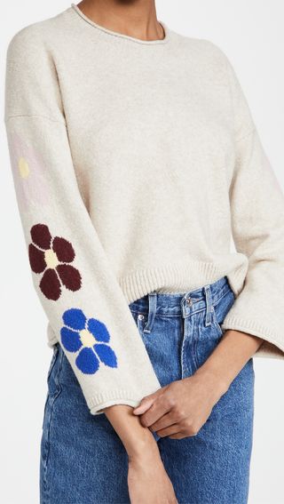 Madewell + Floral Graphic Pullover