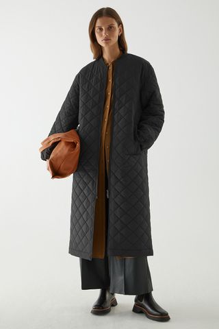COS + Longline Quilted Coat